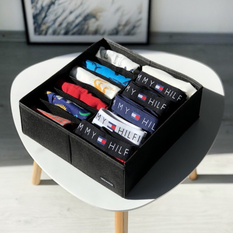 Набор органайзеров для нижнего белья 2шт blk002 (Черный) Сумы - изображение 2