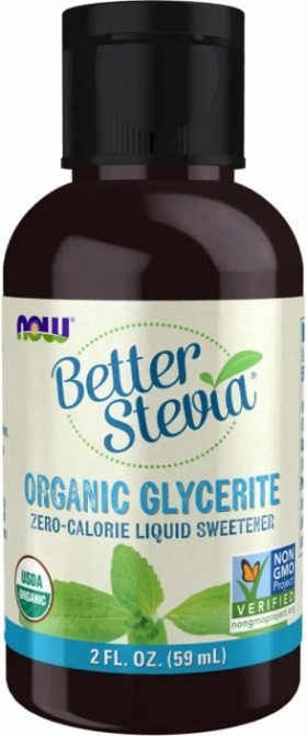 Стевия подсластитель натуральный Now Foods Better Stevia Glycerite 59ml Киев - изображение 1