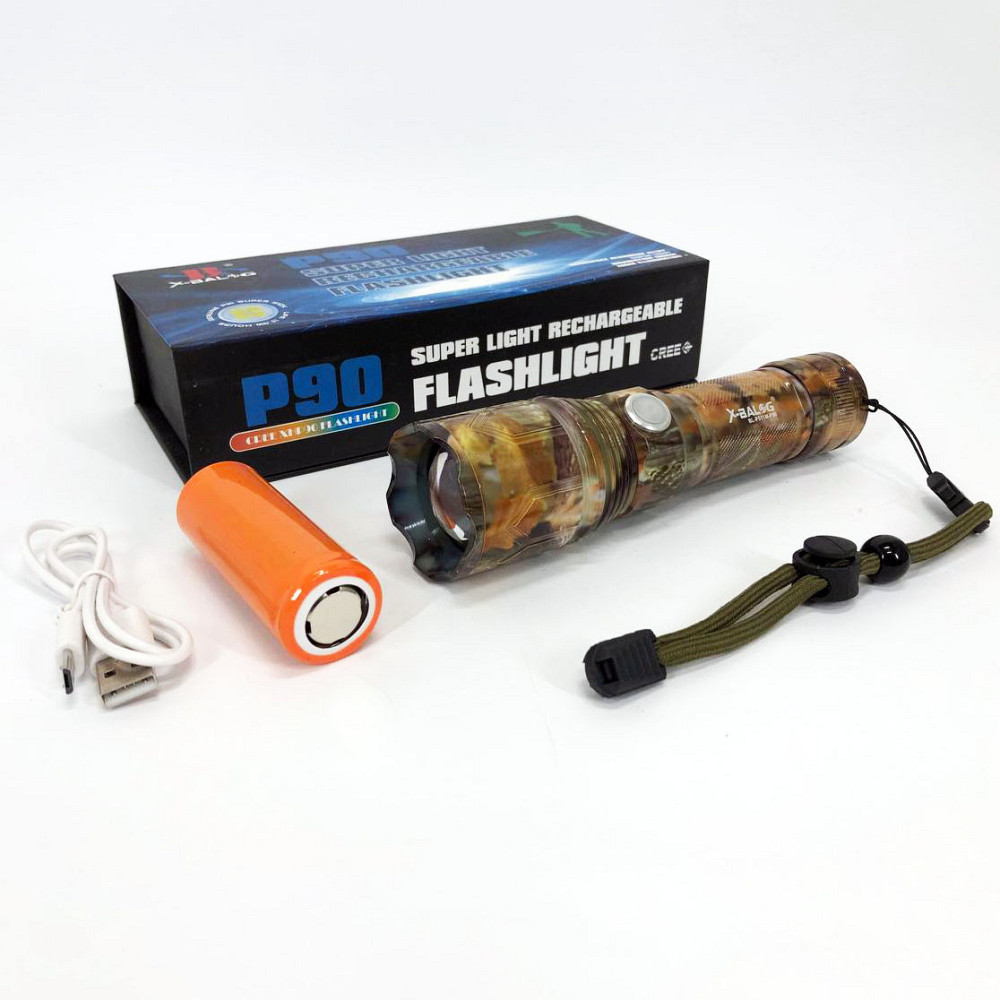 Ліхтарик на всі випадки Bailong BL-P511M-P90, Штурмовий тактичний ліхтар, Ліхтар із захистом SW-721 від пилу Київ - фото 6