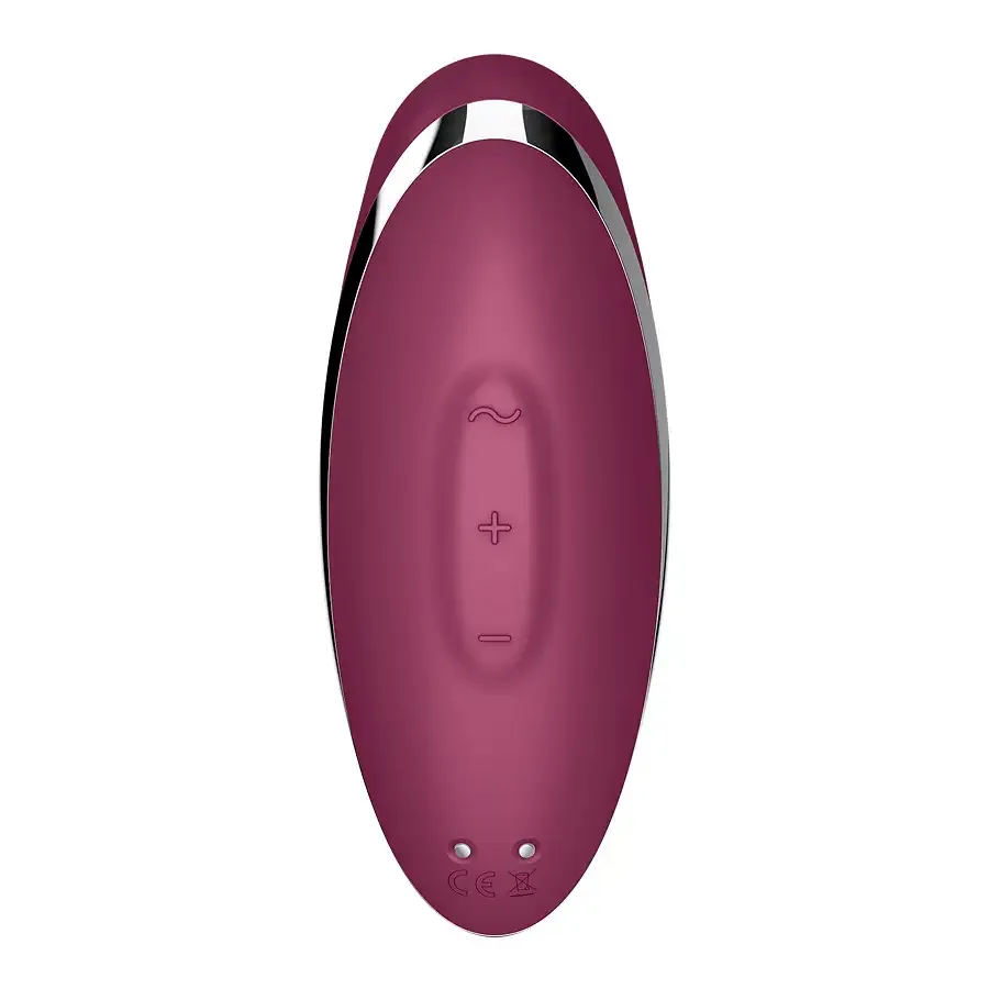 Вібростимулятор-пульсатор Satisfyer Tap & Climax 2 Red Львів - фото 6