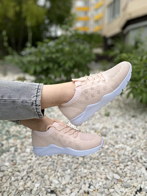 No brend Кросівки жіночі B25 пудра (літо, сітка) (1552) 38р.39р.40р. 39 Коломыя - изображение 1