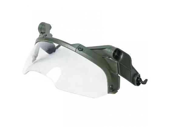 Тактические флип очки для шлема с прозрачными линзами маска защитная на глаза каску Олива Одесса