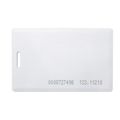 Безконтактна картка EM-Marine 1.8мм white, чип TK4100 с номером (1.8мм white, чіп TK4100 з номером) Вінниця - фото 1