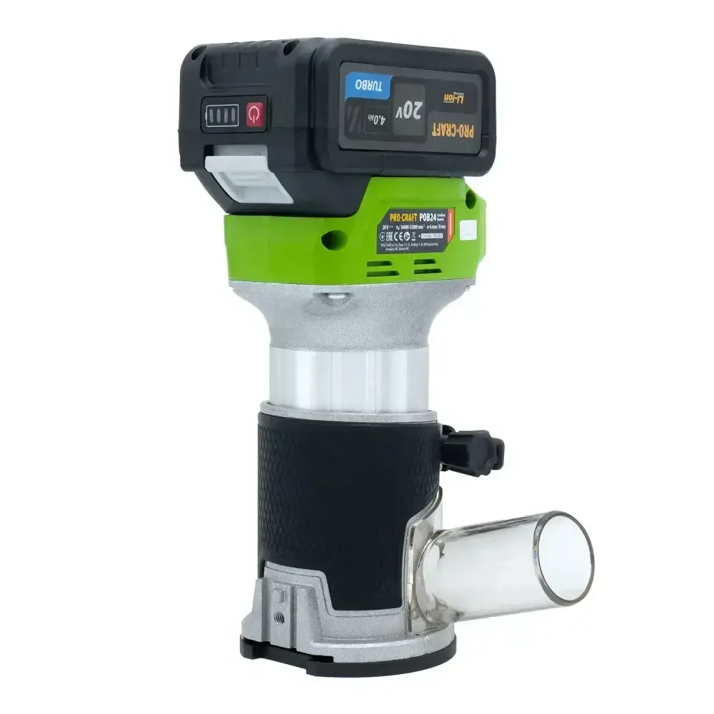 Фрезер акумуляторний безщітковий Procraft POB24 без АКБ та ЗП 16000–35000 об/хв  фрезер по дереву акумуляторний без АКБ та ЗП Львів - фото 5