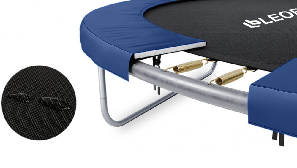 Батут детский LEOBRO Premium Pro 252 см с внутренней защитной сеткой 8FT Синий Киев - изображение 6