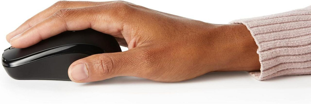 Беспроводная оптическая мышь с USB nano-приёмником черная универсальная для ноутбука и ПК Киев - изображение 5