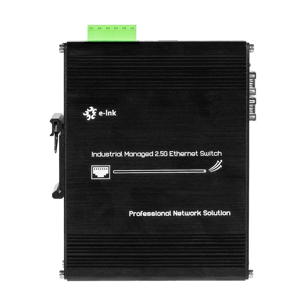 PoE-комутатор 10-портовий керований L2+ E-LINK LNK-IMC208-2.5GPM-SFP+ 2.5G з 8 портами PoE, 240W (73-00139) Київ - фото 14