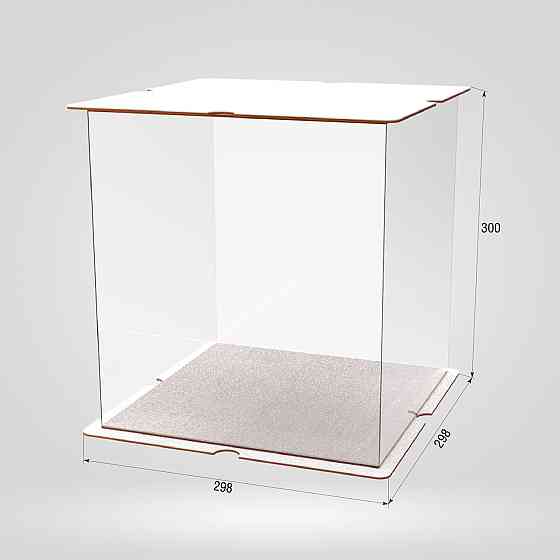 Коробка для тортів, квітів та подарунків EKOSTAR 270х270х300 Київ