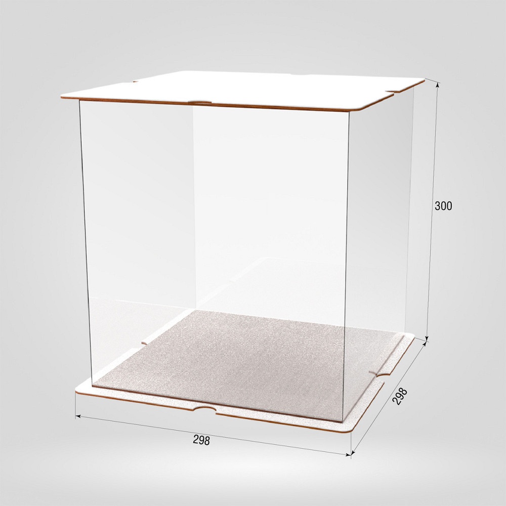 Коробка для тортів, квітів та подарунків EKOSTAR 270х270х300 Київ - фото 2