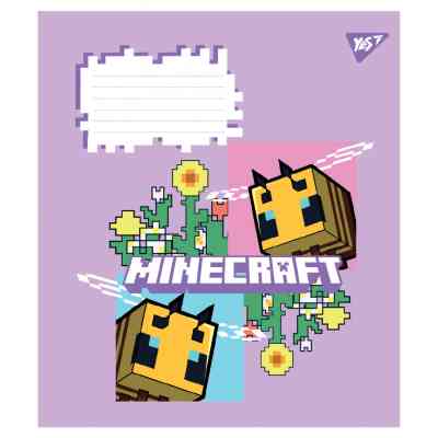 Тетрадь Yes Minecraft Flowers А5 24 листа клетка (767588) Винница