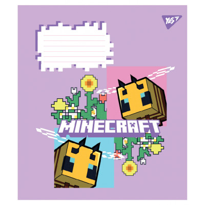Тетрадь Yes Minecraft Flowers А5 24 листа клетка (767588) Винница - изображение 3