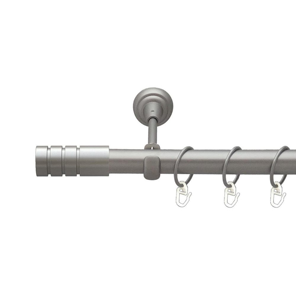 Карниз Orvit Модуло металевий однорядний відкритий гладка труба кільце металеве Сатин 25 мм 160 см (00-00026073) Львів - фото 1