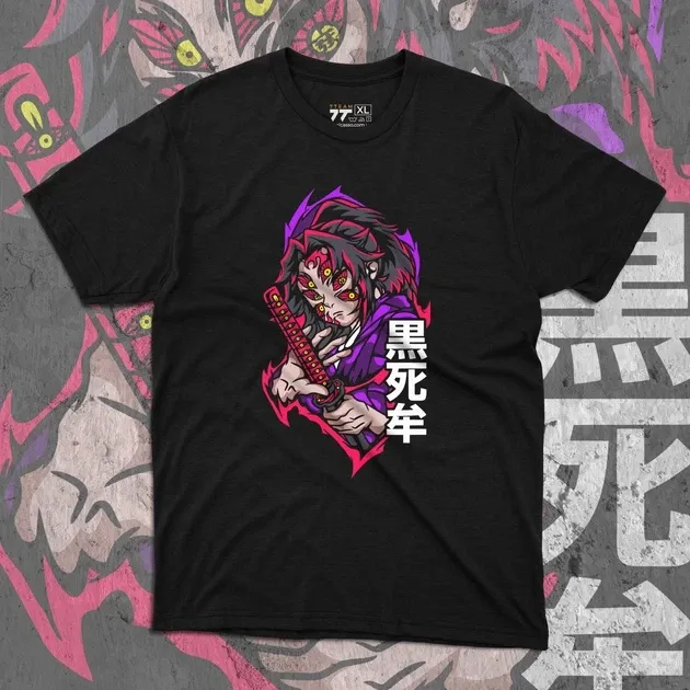 Футболка мужская с принтом Клинок, рассекающий демонов Кокушибо 3 Размер 48 Anime0Размер 483 Днепр - изображение 1