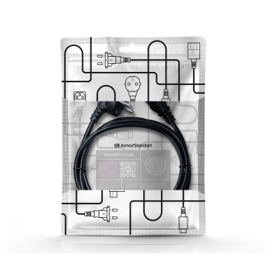 Кабель живлення C13 1.8m black Armorstandart (ARM73121) Вінниця - фото 3
