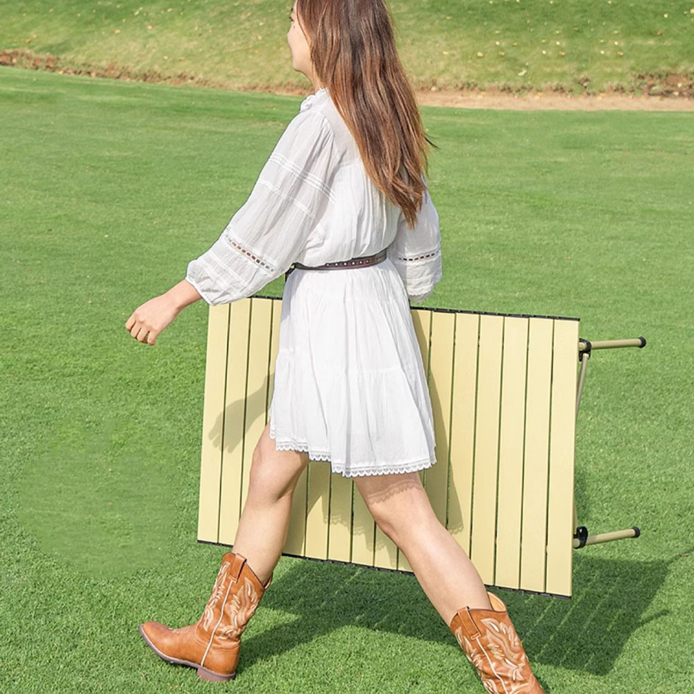 Стіл складаний прямокутний з накидкою 95х52х50см,Оливковий SBR Київ - фото 10