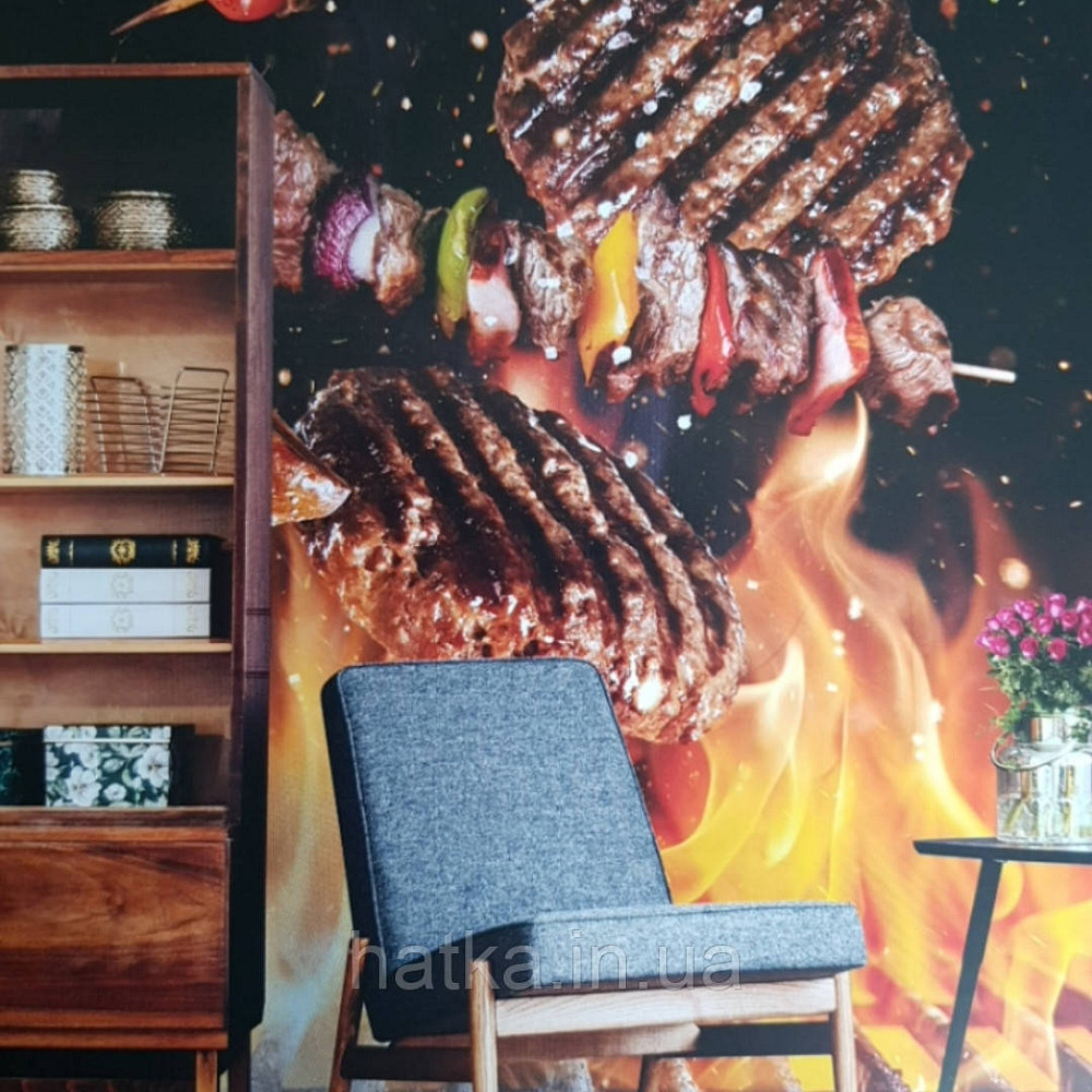 Шпалери вінілові на флізелін їжа і напої Київ - фото 3