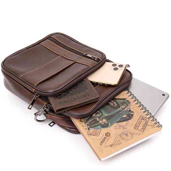 Мессенджер мужской Vintage 20434 Коричневый Киев