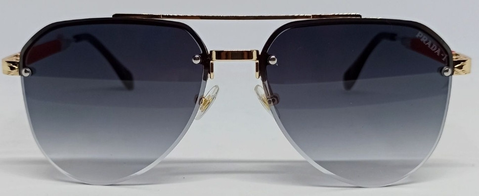 Мужские брендовые очки капли серый градиент с красными резин вставками. Киев - изображение 7