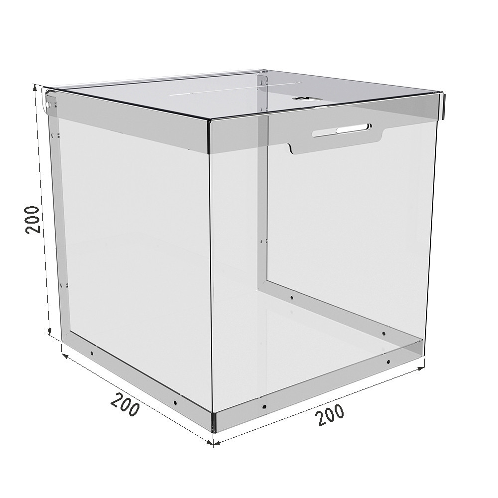Ящик для пожертвований EKOSTAR 200х200х200 ПЭТ 1.5 мм Киев - изображение 4