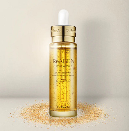 Антивікова сироватка з пептидами та золотом ReAGEN Lift-up Ampoule Dr. Oracle 30 мл Вінниця - фото 4