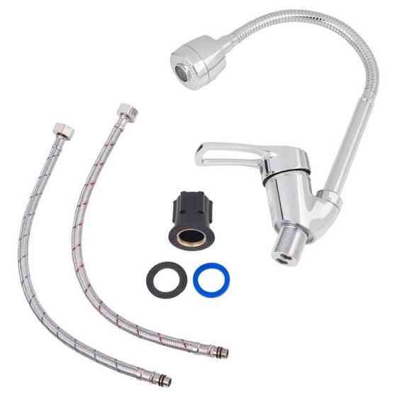 Змішувач для кухні Lidz (CRM) 44 80 008F-4 з рефлекторним виливом Київ