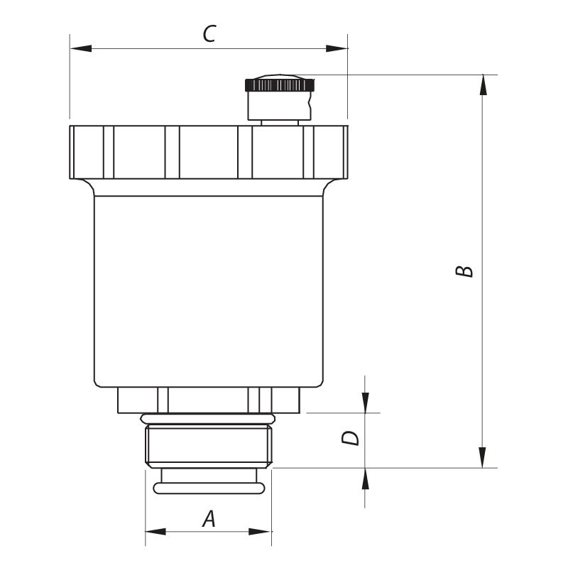 Відведення повітря автоматичне пряме 1/2" Koer KR.1256   ( KR2686 ) 26894 Харків - фото 2