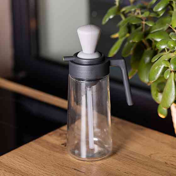 Пляшка для олії з дозатором 550 мл скляна пляшка для оливкової та соняшникової олії HP-1350 Коломия