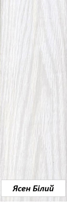 Двері гармошка глуха   DiCi Doors  "Ясен білий" 810х2030х6мм  DiCi-6 №101 Дніпро - фото 2