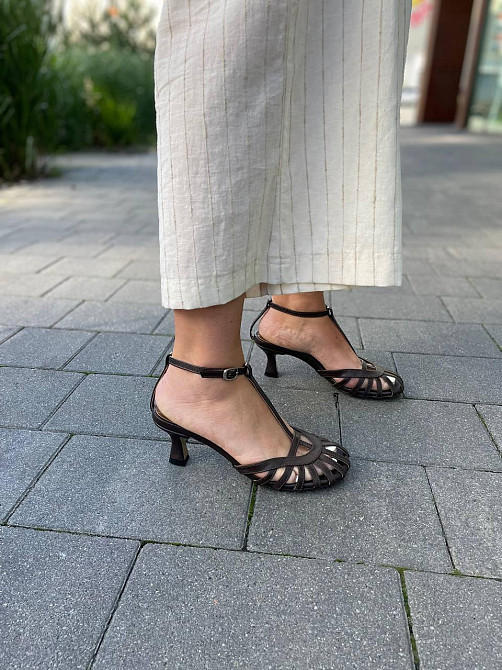 Nikos Босоніжки жіночі Niko`s 2556 шоколадні (літо, шкіра натуральна) (5951) Коломыя - изображение 5