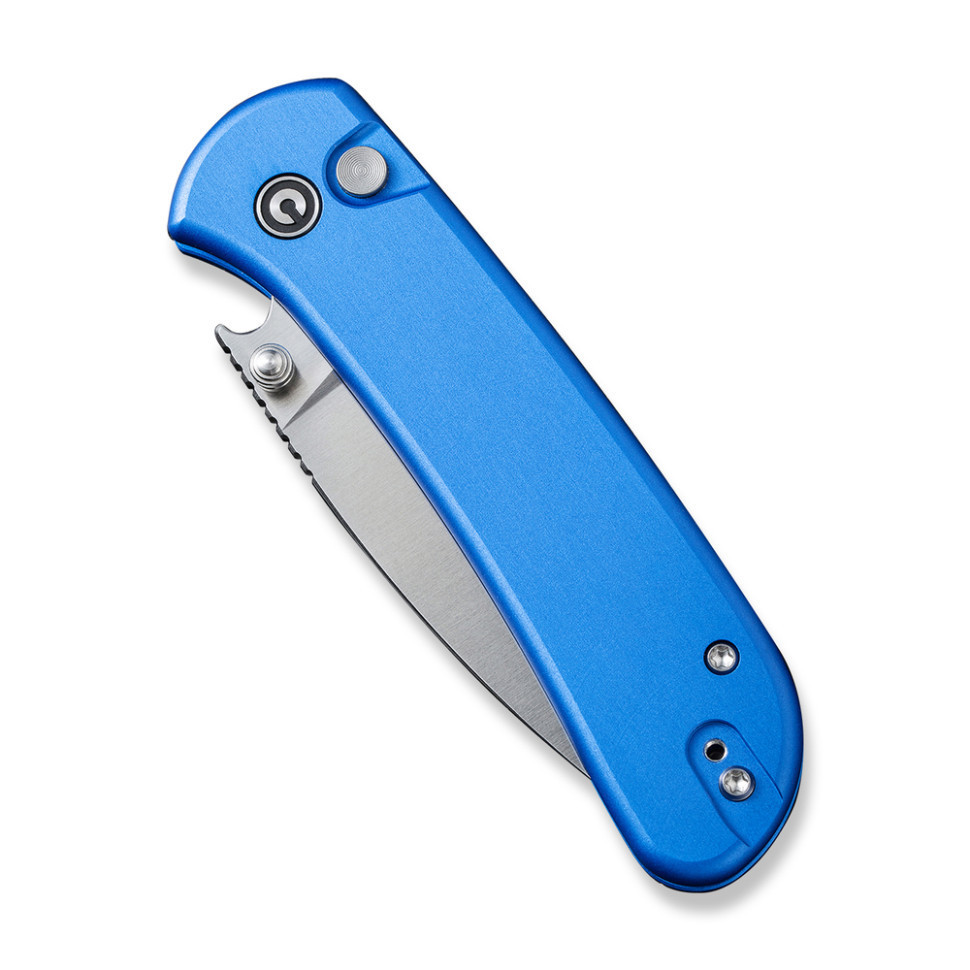 Нож складной Civvi Qubit Bright Blue Aluminum C22030E-3 Ровно - изображение 14