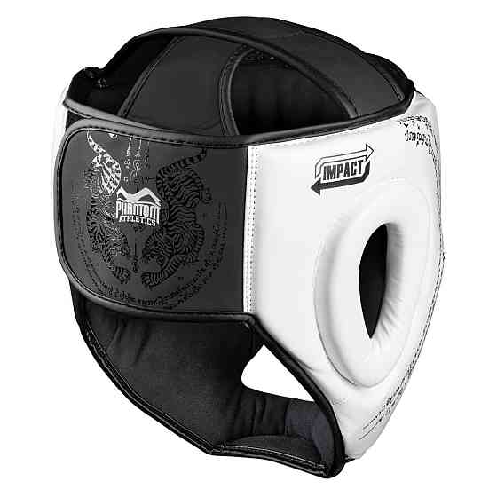 Боксерський шолом Phantom Muay Thai Full Face White (капа в комплекті) Кам'янське