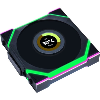 Кулер для корпуса Lian Li Uni Fan SL WIRELESS LCD Reverse, 120-1 (G99.12RSLLCD1W1B.00) Винница - изображение 2