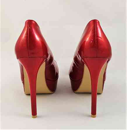 Жіночі Червоні Туфлі на Каблуку Шпильке Лакові Модельні (розміри: 36,37,38) - 150 Дніпро