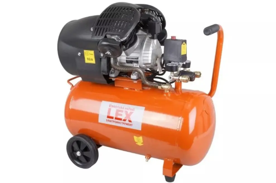 Масляний компресор LEX LXC50V (50 л / 3.3 кВт / 220В / 8 бар / 430 л/хв. / 2 циліндри) Київ