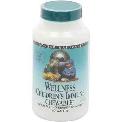 Вітамін Source Naturals Дитячі Жувальні Вітаміни Для Імунній Системи, Welln (SN2139) Вінниця
