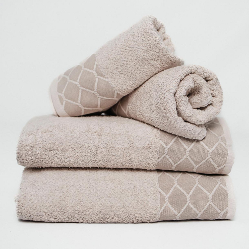 Набор Махровых полотенец , Махра, Бдительно-Розовый, 50/90 и 70/140 Киев - изображение 1