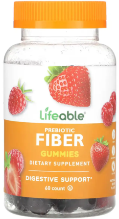 Пребиотик Lifeable Prebiotic Fiber Adult 60 жев таб клубника Киев