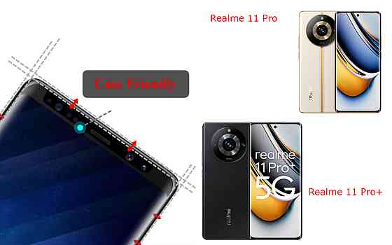 Захисне скло HyperGlass Pro для Realme 11 Pro, Realme 11 Pro+ – максимальна чутливість та захист Київ