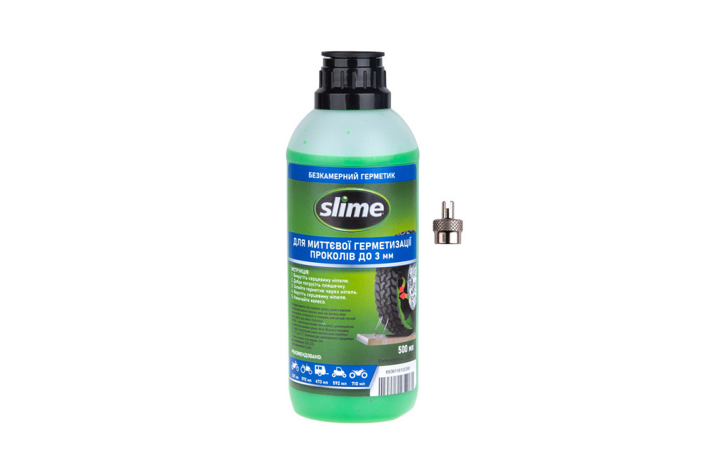 Бескамерный герметик Slime Tyre Sealant 500 мл Бровары - изображение 1
