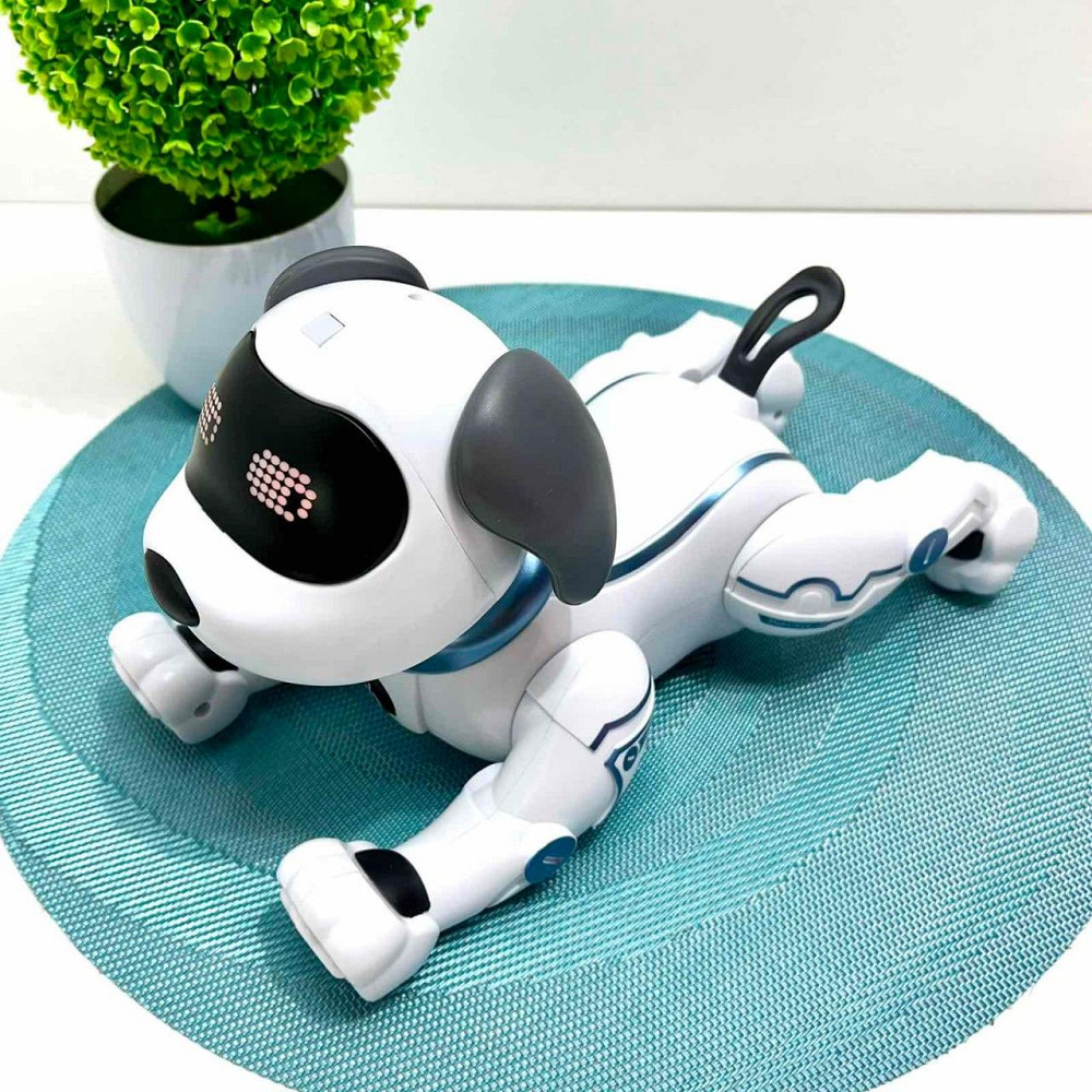 Собачка на радіокеруванні TK Group звуки казки пісні рус мова мелодії світло виконує команди Білий (ТК-1230) Чернигов - изображение 5