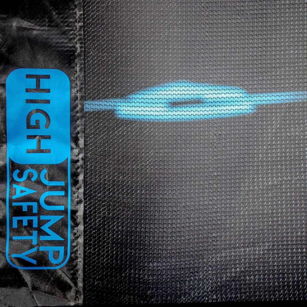 Батут THUNDER INSIDE ELITE з внутрішньою сіткою 12 футів 374 см чорно-блакитний Київ - фото 8