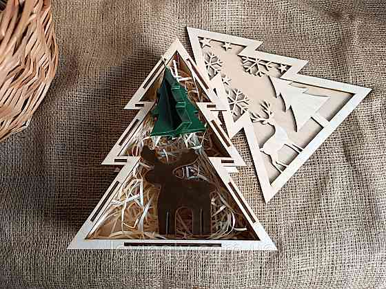 Упаковка для новорічного подарунку Ялинка Ірпінь