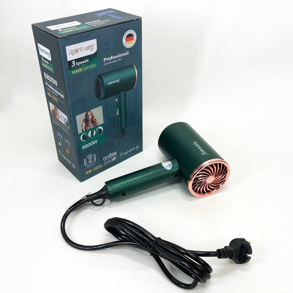 Фен для эффективной укладки волос, Профессиональный фен оригинал Мощный универсальный FY-69 Львов - изображение 7