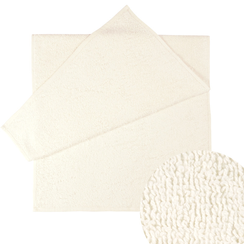 Полотенце махровое 100×150 плотность 500 молочное, сауна Киев - изображение 2