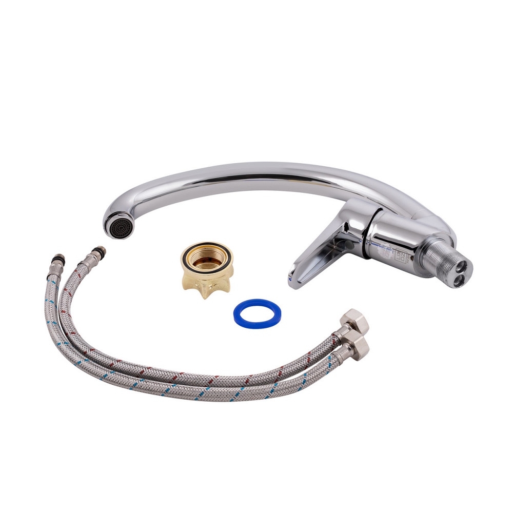 Змішувач для кухні Lidz Nicole 008F (k35) LDNIC008FCRM21877 Chrome Київ - фото 8
