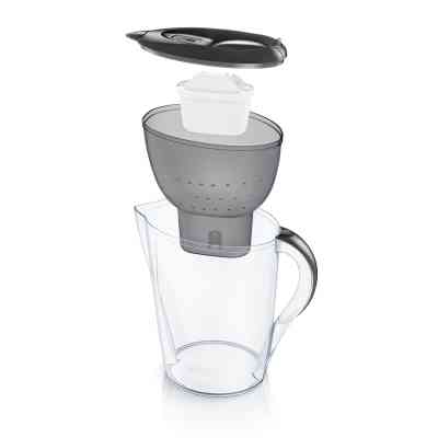 Фильтр-кувшин Brita Marella Memo MXPro 2.4л (1.4л води) з фільтр-картриджем 3шт, графіт (1052796) Винница