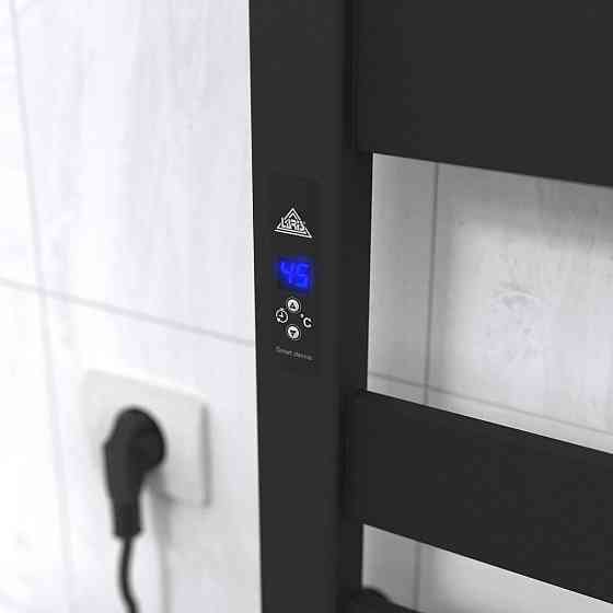 Електрична рушникосушка Laris Зебра Афіна ЧКФ 9 500Х1100 Е чорна Л/П Київ