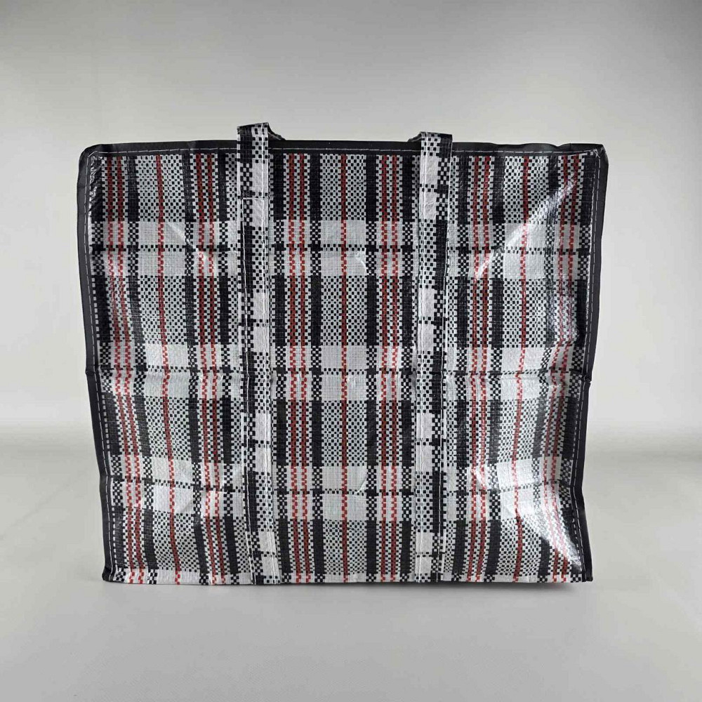 Сумка поліпропіленова, господарська, клітчаста No-1 (36*38*18) (1 шт.) Харків - фото 3