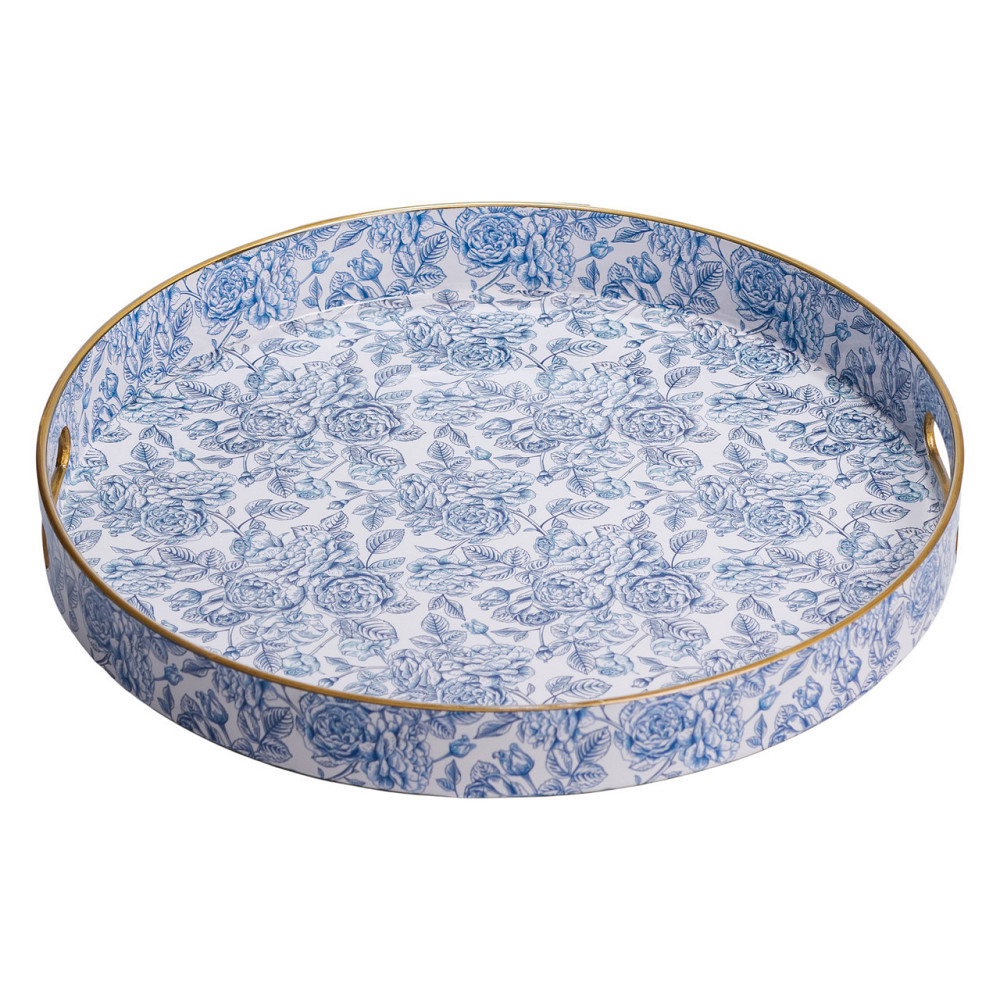 Набір круглих підносів для їжі 2 шт Ø32.5 / 37 см Київ - фото 2