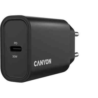Зарядное устройство Canyon USB-C PD30W OnCharge Black (CNE-CHA30CLB) Винница